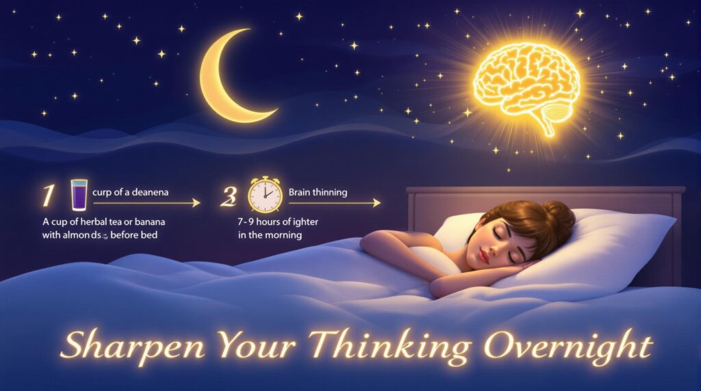 Improve memory and boost brain power with quality sleep every night.